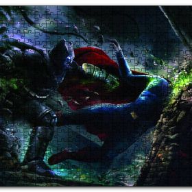 Cakapuzzle Batman Superman Ezici Yumruk Mdf 120 Parça Puzzle