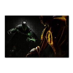 Cakapuzzle Batman ve Flash Görseli 120 Parça Ahşap Puzzle