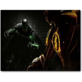 Cakapuzzle Batman ve Flash Görseli Mdf 120 Parça Puzzle