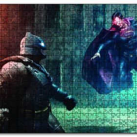 Cakapuzzle Batman ve Superman Mücadelesi Ahşap 1000 Parça Puzzle