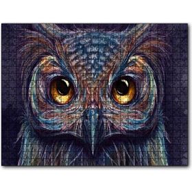 Cakapuzzle Baykuş Dijital Renkli Çizim 120 Parça Puzzle