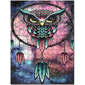 Cakapuzzle Baykuş Dirim Keçir Rüya Yakalayıcı Mdf 120 Parça Puzzle