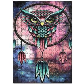 Cakapuzzle Baykuş Dirim Keçir Rüya Yakalayıcı Mdf 500 Parça Puzzle