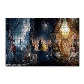 Cakapuzzle Beauty and The Beast Kompozisyon 120 Parça Ahşap Puzzle
