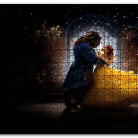 Cakapuzzle Beauty The Beast Dans Ediyorlar Mdf 120 Parça Puzzle