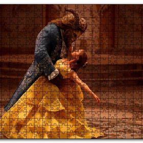 Cakapuzzle Beauty the Beast Emma Watson Dans Ahşap 1000 Parça Puzzle