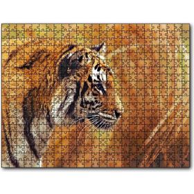 Cakapuzzle Bengal Kaplanı Ahşap 500 Parça Puzzle