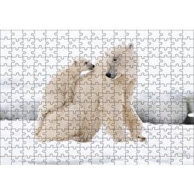 Cakapuzzle Beyaz Ayı Ailesi Kutup 120 Parça Ahşap Puzzle