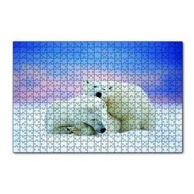 Cakapuzzle Beyaz Ayılar Kış 120 Parça Ahşap Puzzle
