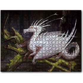 Cakapuzzle Beyaz Ejderha 1000 Parça Puzzle