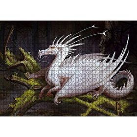 Cakapuzzle Beyaz Ejderha 1000 Parça Puzzle
