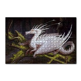 Cakapuzzle Beyaz Ejderha 120 Parça Ahşap Puzzle