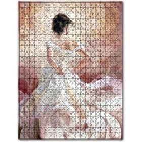 Cakapuzzle Beyaz Elbiseli Kadın Görseli 120 Parça Puzzle