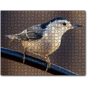 Cakapuzzle Beyaz Göğüslü Sıvacı Kuşu Görseli Mdf 255 Parça Puzzle
