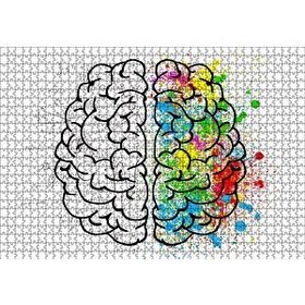 Cakapuzzle Beyin Kıvrımları Sanat ve Bilim 120 Parça Ahşap Puzzle