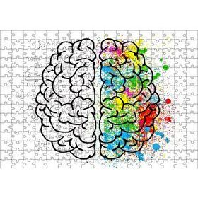 Cakapuzzle Beyin Kıvrımları Sanat ve Bilim Mdf 255 Parça Puzzle
