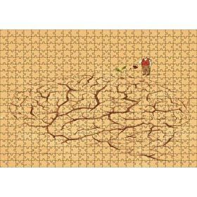 Cakapuzzle Beyne Bir Düşünce Ekmek ve Yeşertmek 120 Parça Ahşap Puzzle