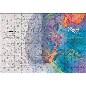 Cakapuzzle Beynin İki Lobu ve Yetenekleri 120 Parça Ahşap Puzzle