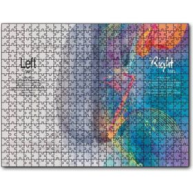 Cakapuzzle Beynin İki Lobu ve Yetenekleri Mdf 120 Parça Puzzle