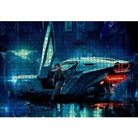 Cakapuzzle Bıçak Sırtı Ryan Gosling ve Aracı Görsel Mdf 1000 Parça Puzzle