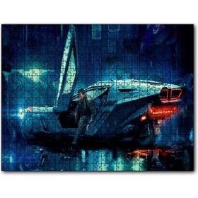 Cakapuzzle Bıçak Sırtı Ryan Gosling ve Aracı Görsel Mdf 120 Parça Puzzle