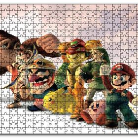 Cakapuzzle Bilgisayar Atari Oyun Karakterleri Bulutlu Mdf 255 Parça Puzzle
