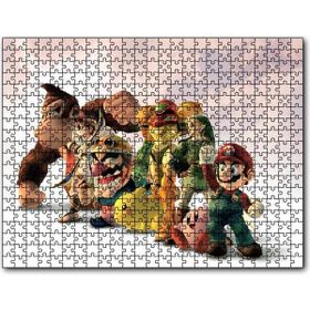 Cakapuzzle Bilgisayar Atari Oyun Karakterleri Bulutlu Mdf 255 Parça Puzzle