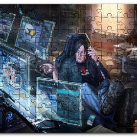 Cakapuzzle Bilim Kurgu Fütüristik Bilgisayar Görseli Mdf 1000 Parça Puzzle