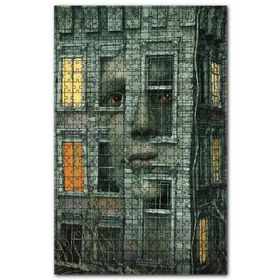 Cakapuzzle Binadaki Yüz ve Yaşam Görsel Ahşap 255 Parça Puzzle