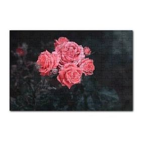 Cakapuzzle Bir Arada Pembe Güller 120 Parça Ahşap Puzzle