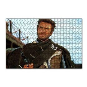 Cakapuzzle Bir Avuç Dolar İçin Clint Eastwood 120 Parça Ahşap Puzzle