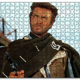 Cakapuzzle Bir Avuç Dolar İçin Clint Eastwood Mdf 1000 Parça Puzzle