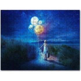 Cakapuzzle Bir Elinde Valiz Diğerinde Dünyalar Mdf 1000 Parça Puzzle