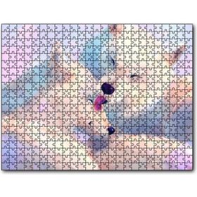Cakapuzzle Birbirini Temizleyen Beyaz Kurtlar Çizim Mdf 120 Parça Puzzle