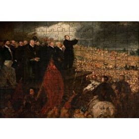 Cakapuzzle Birmingham Siyasi Birlik Mitingi 120 Parça Ahşap Puzzle