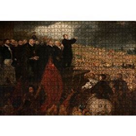 Cakapuzzle Birmingham Siyasi Birlik Mitingi 120 Parça Ahşap Puzzle
