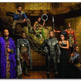 Cakapuzzle Black Panther ve Arkadaşları Mdf 120 Parça Puzzle