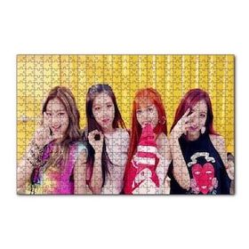 Cakapuzzle Black Pink Grubu Üyeleri 120 Parça Ahşap Puzzle