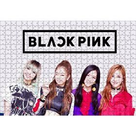 Cakapuzzle Black Pink Grup Logolu 120 Parça Ahşap Puzzle