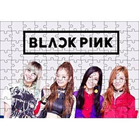 Cakapuzzle Black Pink Grup Logolu 120 Parça Ahşap Puzzle