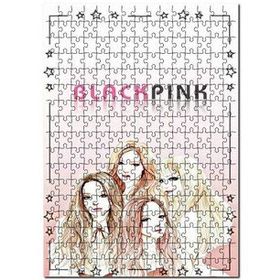 Cakapuzzle Black Pink Kore Pop Grubu Kartpostal Efekt Puzzle