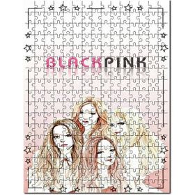 Cakapuzzle Black Pink Kore Pop Grubu Kartpostal Efekt Puzzle