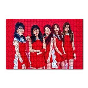 Cakapuzzle Black Pink Kore Pop Hizmetçi Üniformalı 120 Parça Ahşap Puzzle