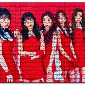 Cakapuzzle Black Pink Kore Pop Hizmetçi Üniformalı Mdf 120 Parça Puzzle