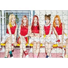 Cakapuzzle Black Pink Kore Pop Kırmızı Beyaz Lacoste 120 Parça Puzzle