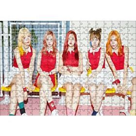 Cakapuzzle Black Pink Kore Pop Kırmızı Beyaz Lacoste 255 Parça Puzzle
