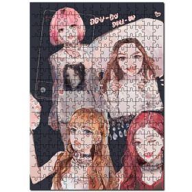 Cakapuzzle Blackpink Pop Grubu Anime Çizim Mdf 1000 Parça Puzzle