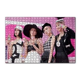 Cakapuzzle Blackpink Üyeleri Ve Dondurma Konsepti 120 Parça Ahşap Puzzle