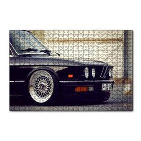Cakapuzzle BMW E 28 Siyah Sağ Ön Detay 120 Parça Ahşap Puzzle