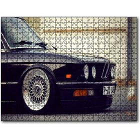 Cakapuzzle Bmw E 28 Siyah Sağ Ön Detay Mdf 120 Parça Puzzle